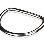 XDEEP STRAIGHT D-RING 6 MM THICK